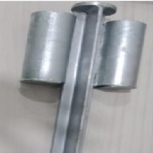 Ground Nail with round tube, Garden Hardware, Fence Hardware, Gravity engineering works