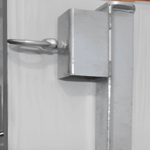 Ground Nail with square tube, Garden Hardware, Fence Hardware, Gravity engineering works